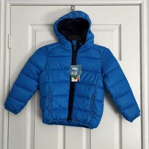 Baleno Juniors Boys Puffer Winter Jacket Baby Blue size 7/8
